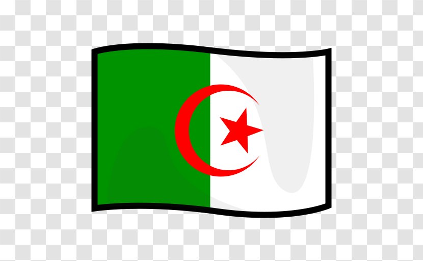 Flag Of Algeria Emoji Haiti - Signage Transparent PNG