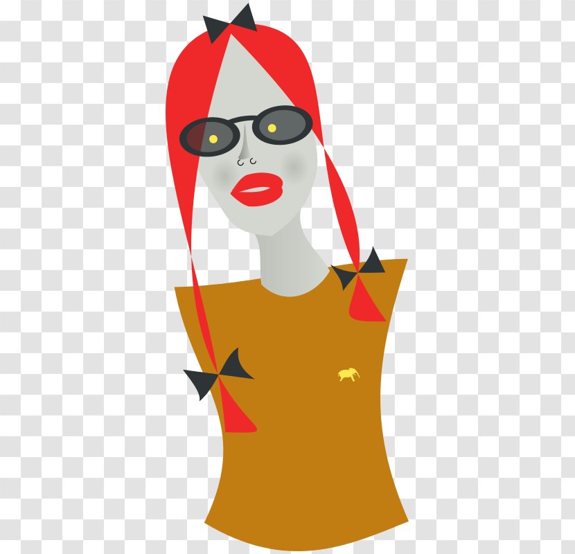Vector Graphics Yellow Eyes Clip Art - Redhead Illustration Transparent PNG