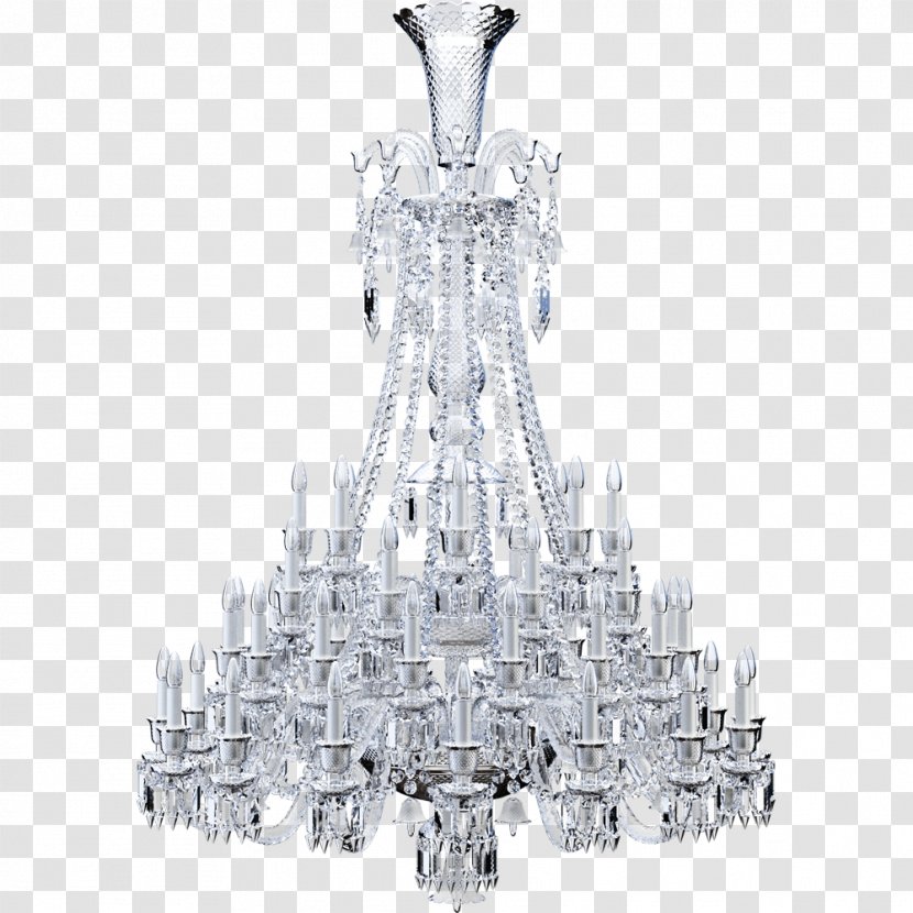 Chandelier Light Fixture Lighting Baccarat Crystal - Lead Glass Transparent PNG