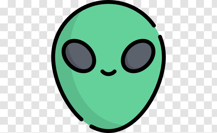 Alien Cartoon - Head - Line Art Eye Transparent PNG