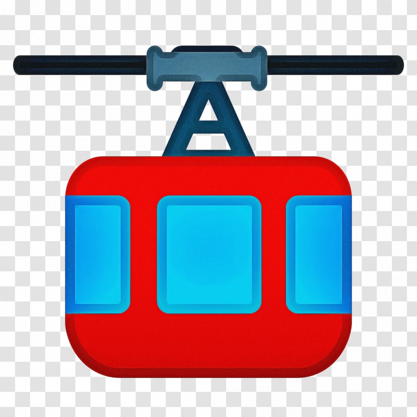 Emoji - Red - Vehicle Blue Transparent PNG