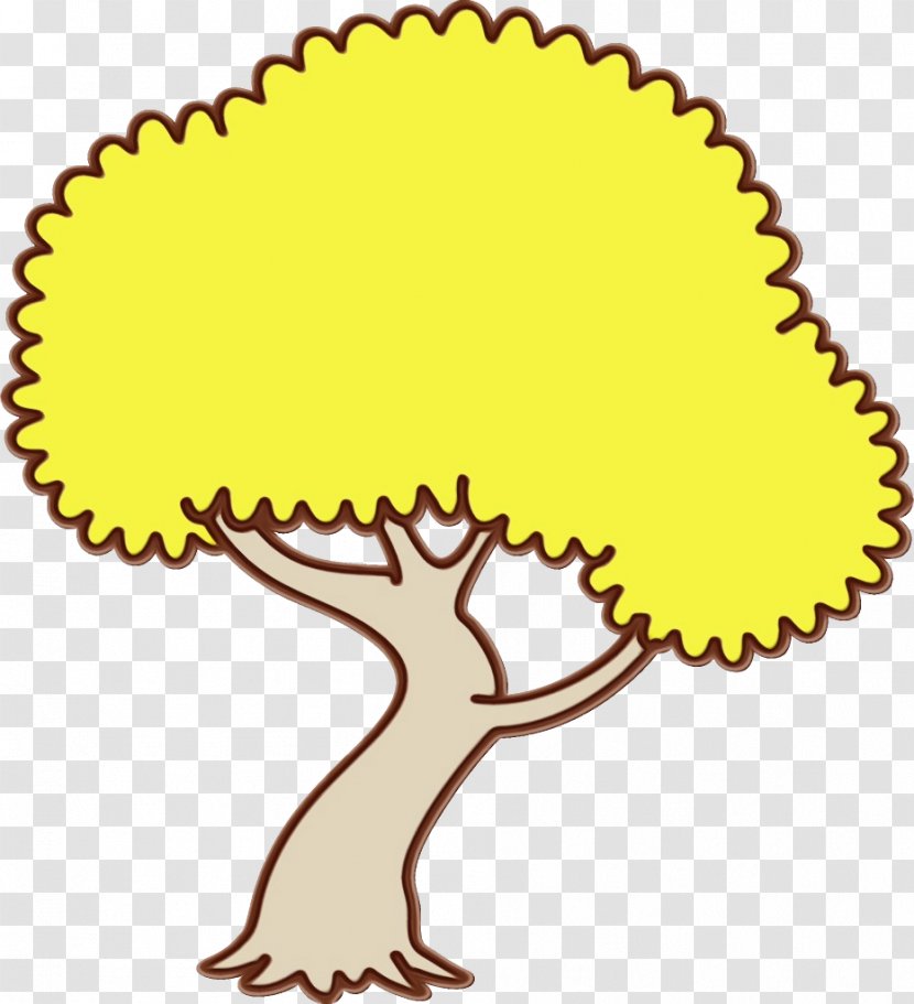 Yellow Tree Transparent PNG