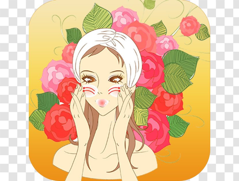 Facial Face Skin Massage Woman - Happiness Transparent PNG