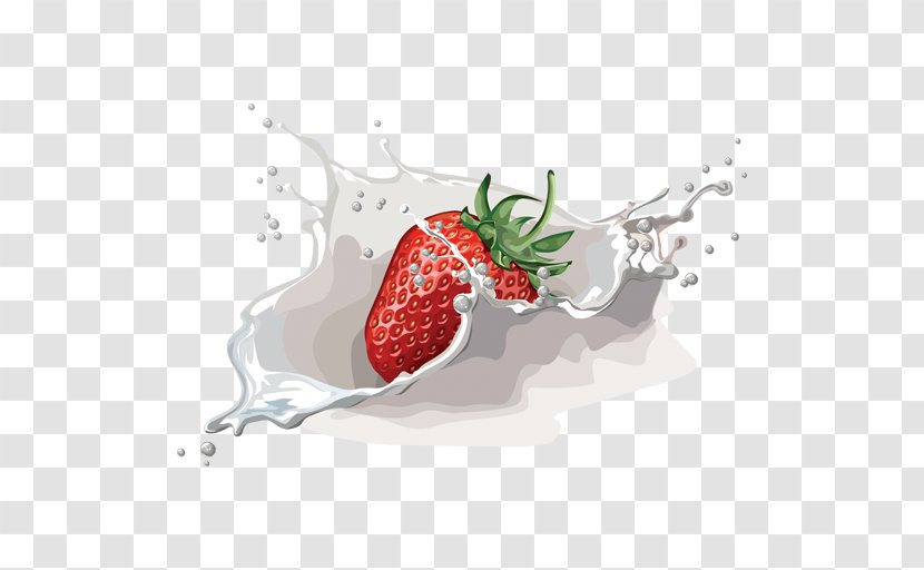Strawberry Pie Ice Cream Milkshake - Chocolatecovered Fruit - Diadem Spider Transparent PNG