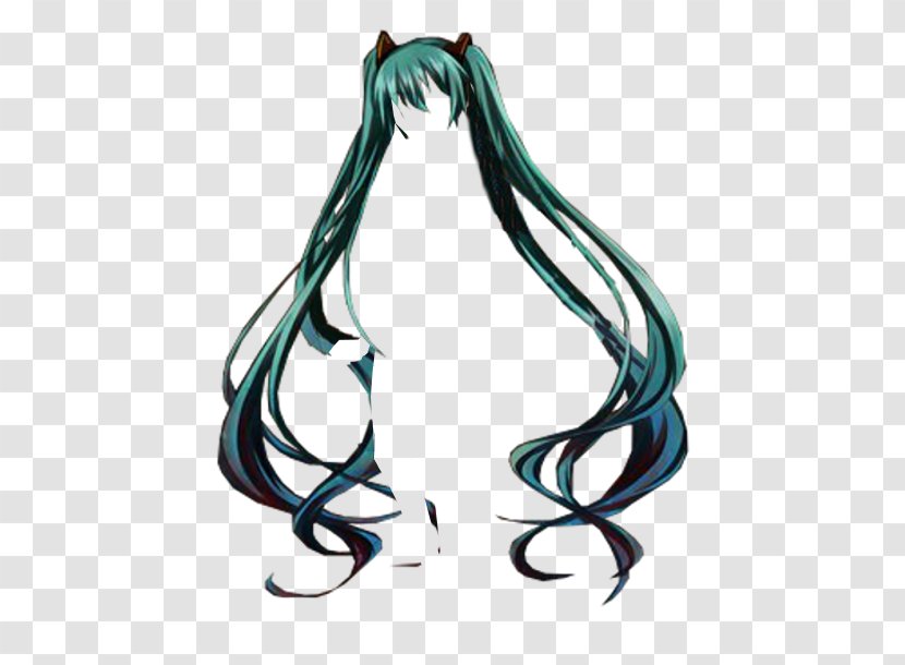 Hatsune Miku Computer Software 重音Teto Megpoid Hair - Watercolor Transparent PNG