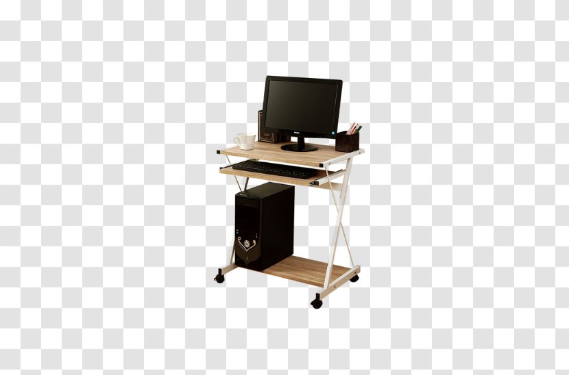 Table Desktop Computers - Computer - Wood Desk Transparent PNG