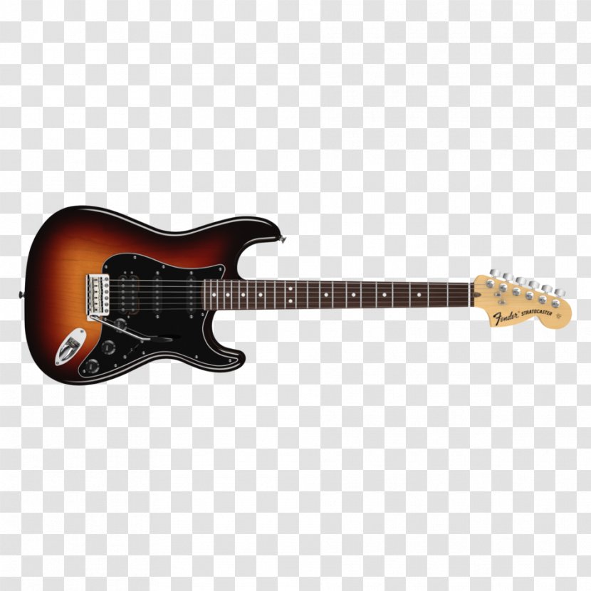 Fender Stratocaster Squier Musical Instruments Corporation Electric Guitar Stevie Ray Vaughan - American Deluxe Series - Amplifier Bass Volume Transparent PNG