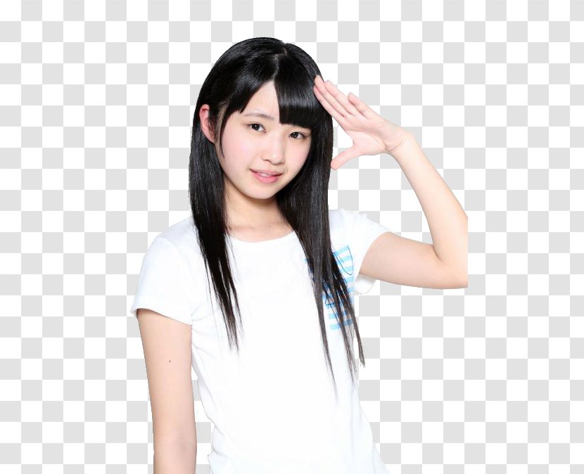 Ichioka Ayumi Black Hair Wig Bangs Art - Cartoon Transparent PNG