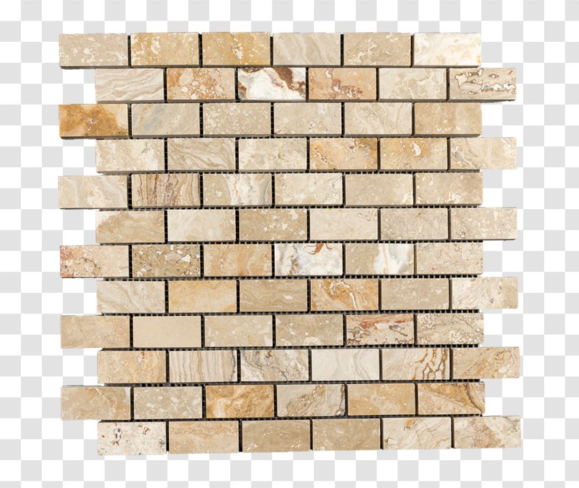Stone Wall Tile Brick Mosaic - Onyx Transparent PNG