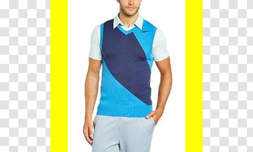 T-shirt Sleeve Polo Shirt Collar Neck - Electric Blue Transparent PNG