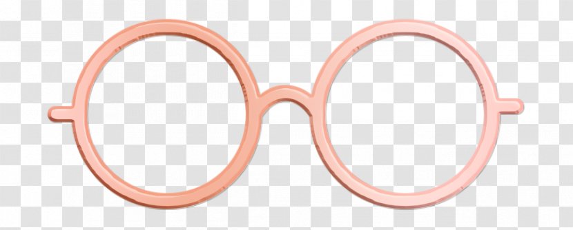 Essential Set Icon Vision Eyeglasses - Eyewear - Goggles Peach Transparent PNG