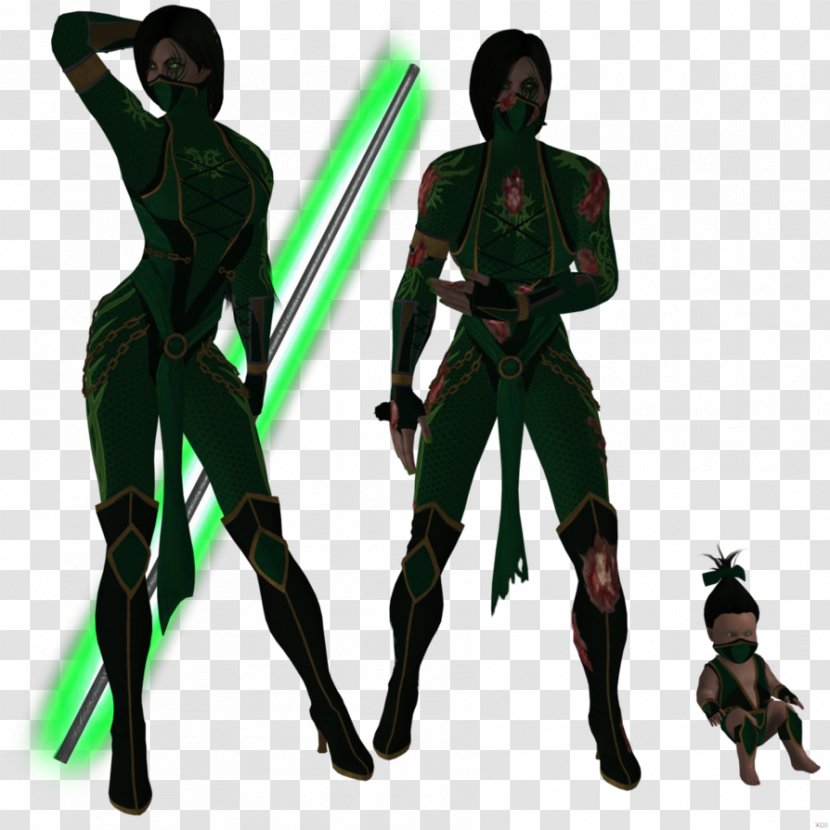 Mortal Kombat II Ultimate 3 Kombat: Deception Jade - Action Figure Transparent PNG