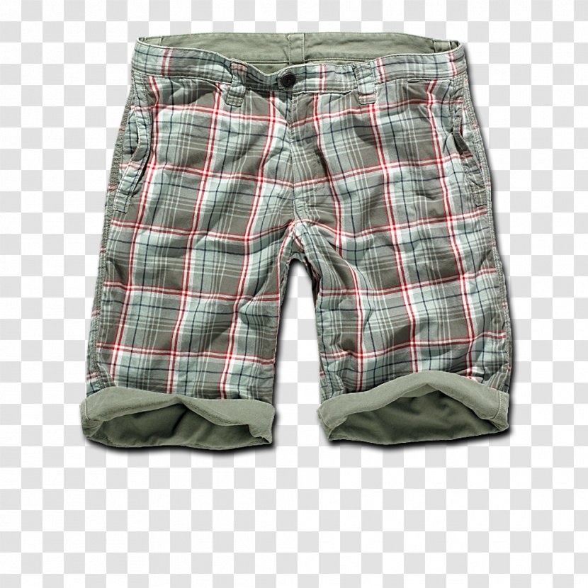 Bermuda Shorts Trunks Tartan Pants Khaki - Trousers Transparent PNG