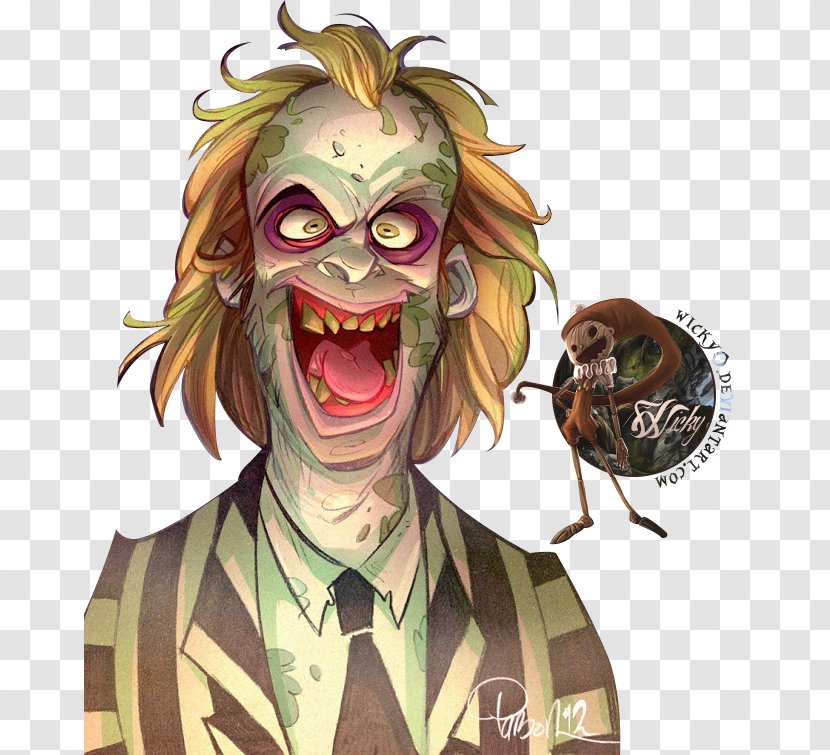 Artist Beetlejuice Work Of Art - Heart - Crazy Man Transparent PNG