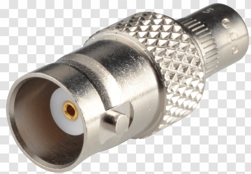 Coaxial Cable BNC Connector Characteristic Impedance Adapter Electrical - Receptacle Transparent PNG