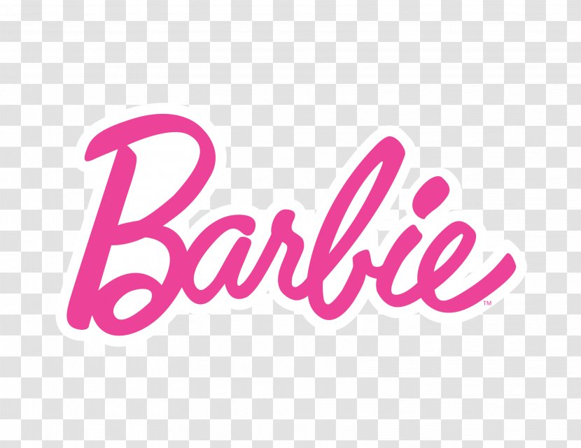 Barbie Logo T-shirt Doll Toy - Text Transparent PNG