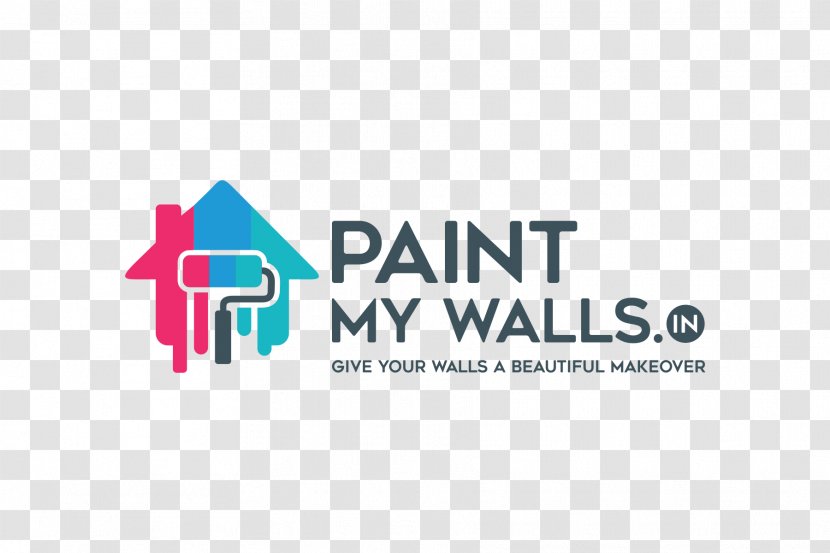Logo PaintMyWalls Painting House Painter And Decorator - Brand Transparent PNG