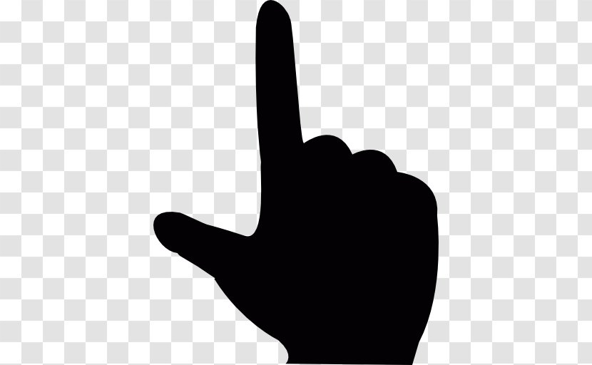 Index Finger Hand Pointing - Thumb Signal Transparent PNG