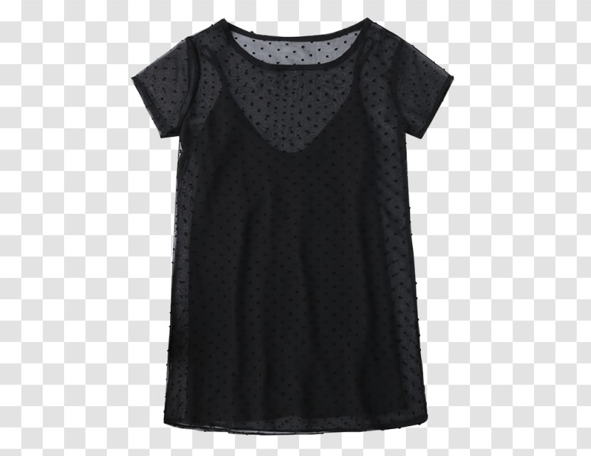 T-shirt Little Black Dress Sleeve - Goods Transparent PNG