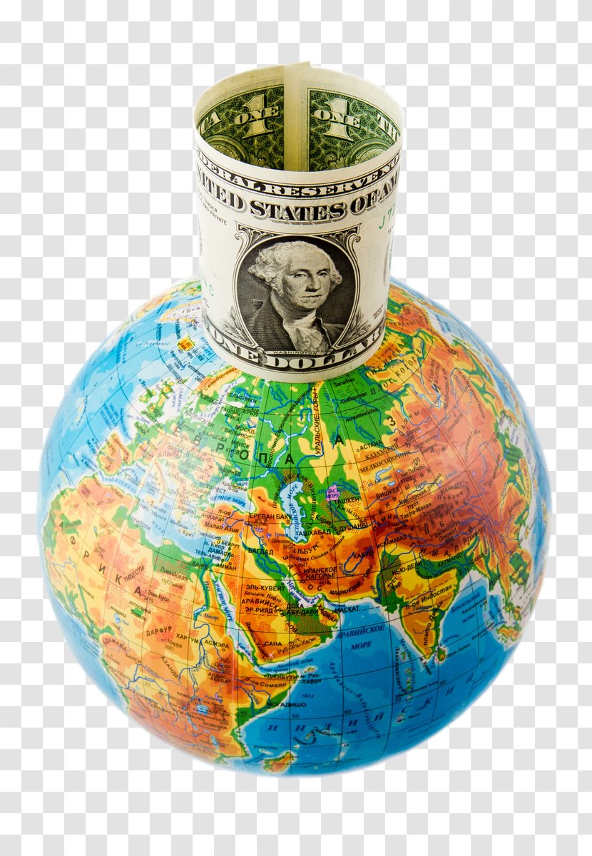 Globe Money United States Dollar Finance Bank - Wealth - High-definition Earth Transparent PNG