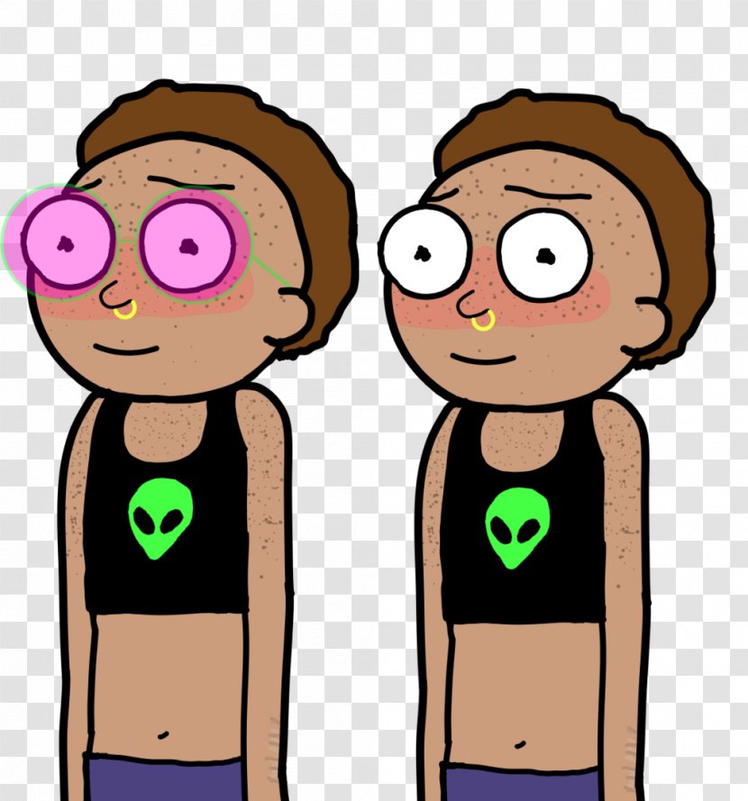 Morty Smith Work Of Art Aesthetics - Silhouette - Drawing Transparent PNG
