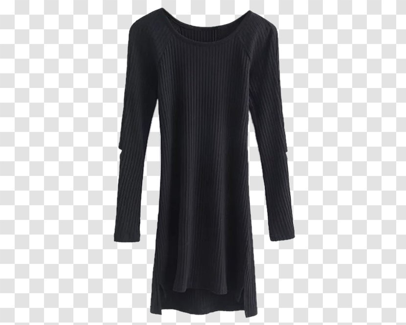 Sleeve Shoulder Black M - Long Pajamas Transparent PNG