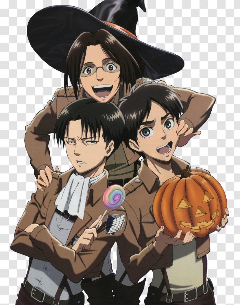 Eren Yeager Mikasa Ackerman Halloween Attack On Titan Hajime Isayama - Frame Transparent PNG