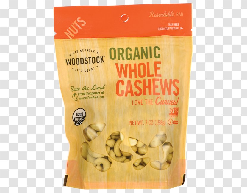 Organic Food Ingredient Cashew Flavor Dry Roasting - Natural Foods Transparent PNG