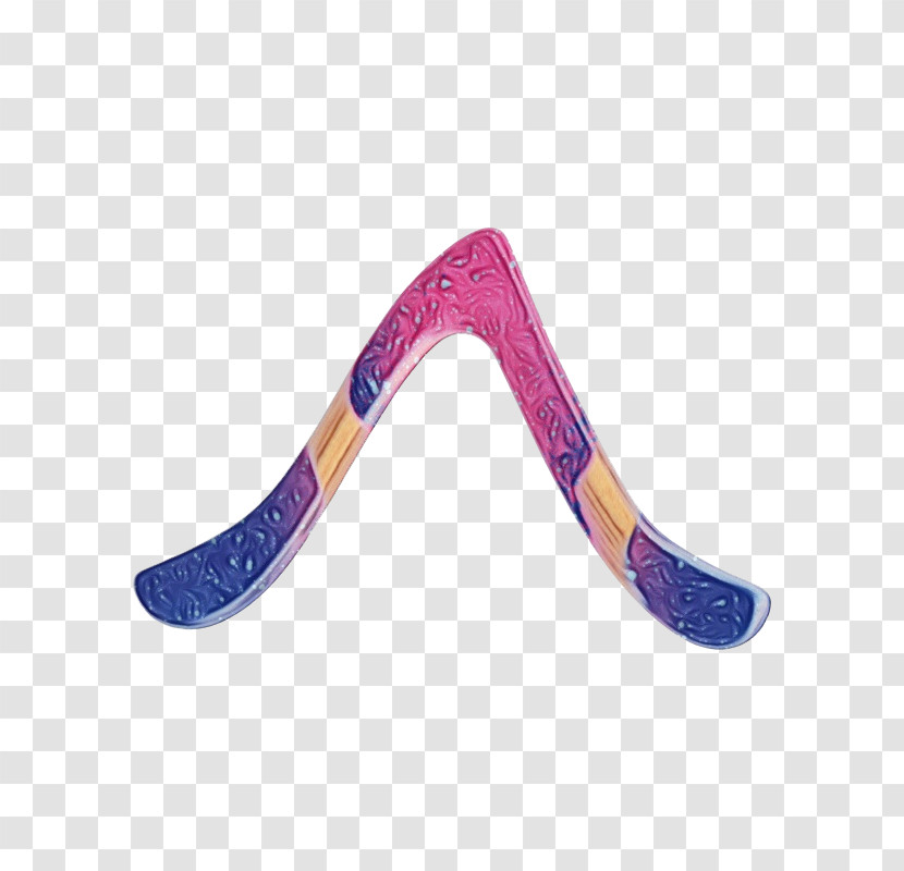 Violet Purple Boomerang Transparent PNG
