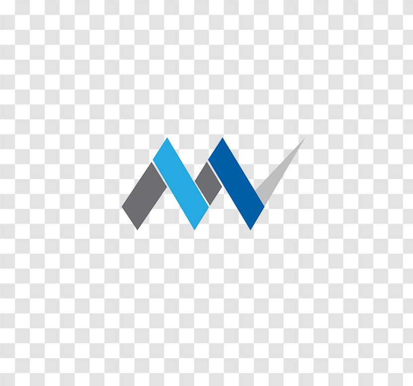 Logo Brand Line - Blue Transparent PNG