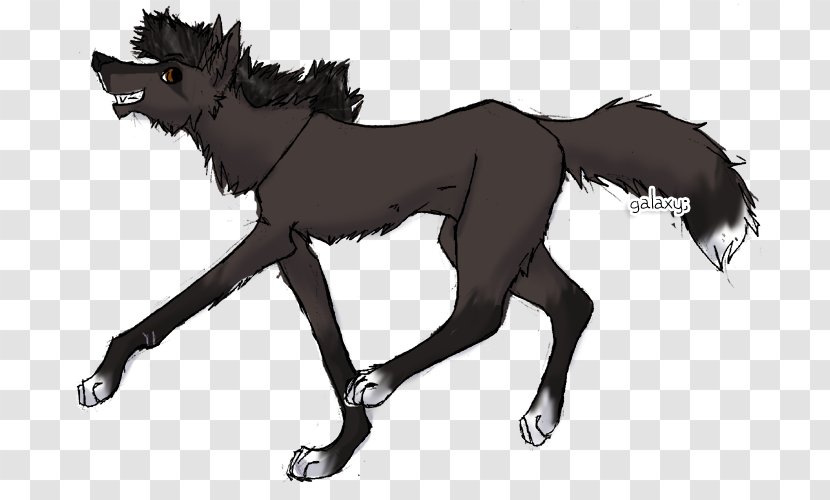 Canidae Mustang Dog Werewolf Mammal - Cartoon Transparent PNG