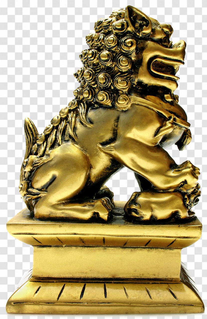 Chinese Guardian Lions Tigers And - Bronze - Lion Transparent PNG