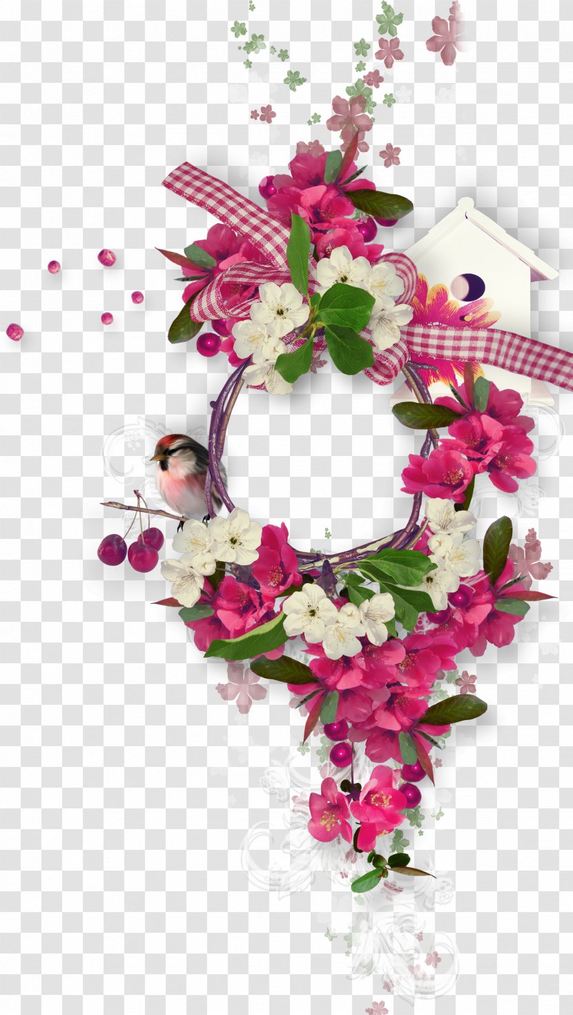 Flower Floral Design Desktop Wallpaper Picture Frames Clip Art - Decor - Pearls Transparent PNG