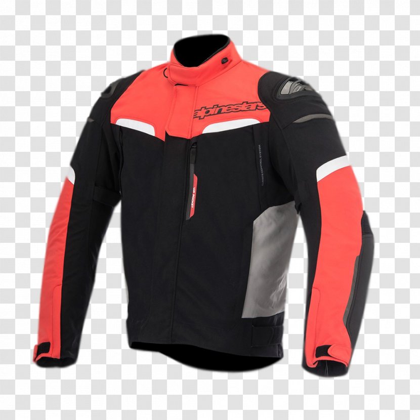 Jacket Alpinestars Motorcycle Personal Protective Equipment Textile - Polar Fleece - Red Transparent PNG