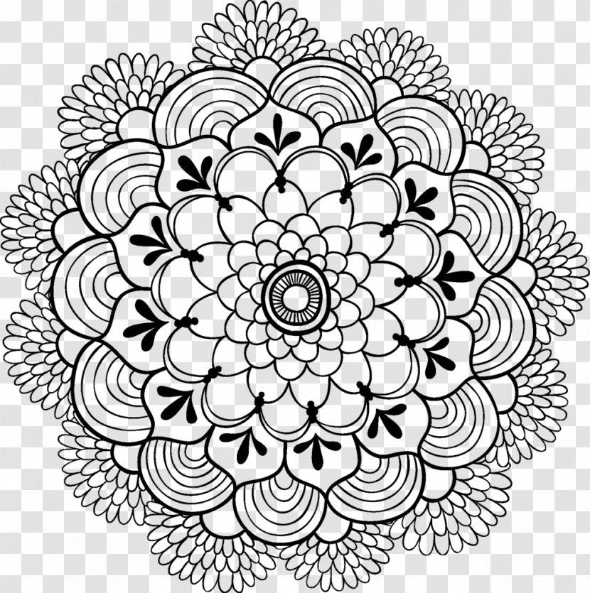 Mandala Coloring Book Child Drawing - Area Transparent PNG