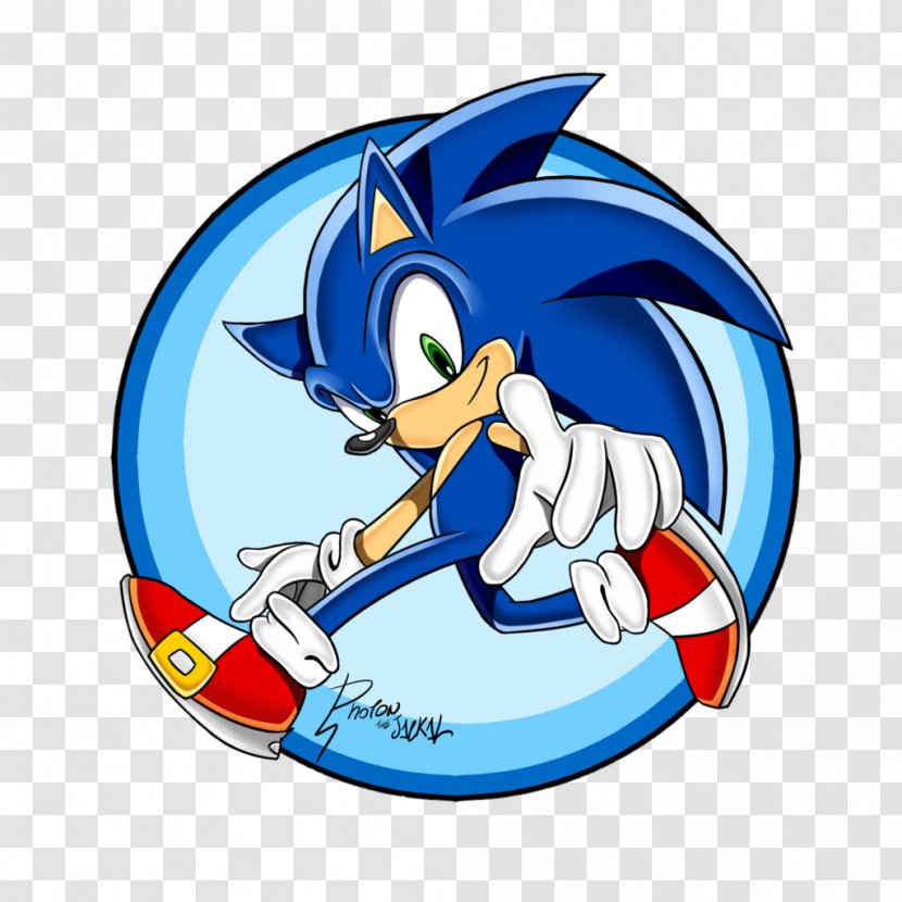 Printed T-shirt Sonic The Hedgehog Crew Neck - Sleeve Transparent PNG