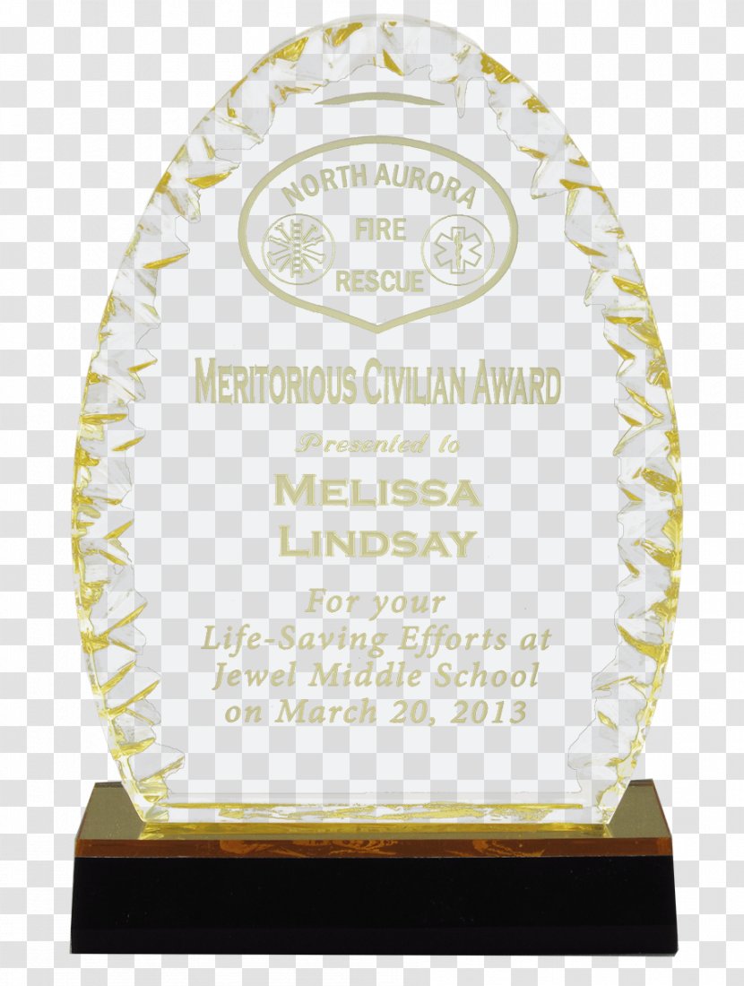 Eagle Engraving, Inc. Mail Lifesaving Awards Trophy - Wallace Avenue - Elegant Certificate Transparent PNG
