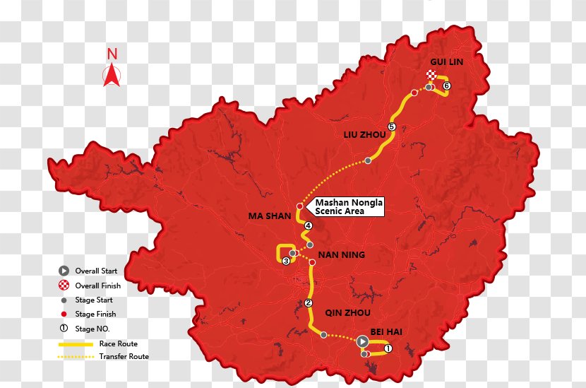 UCI World Tour Of Guangxi Beihai De France Helicopter - Map - Scenic Spot Transparent PNG