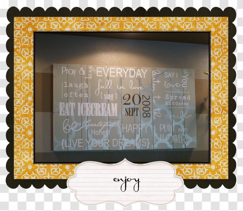 Picture Frames Pattern - House Rules Transparent PNG