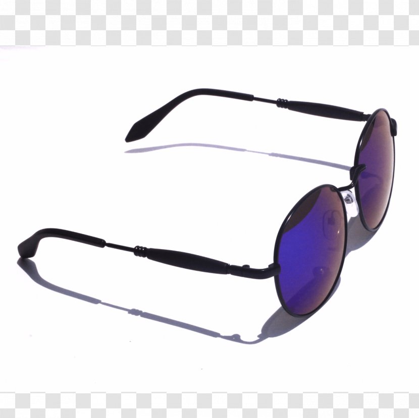 Goggles Sunglasses - Black Frame Glasses Transparent PNG