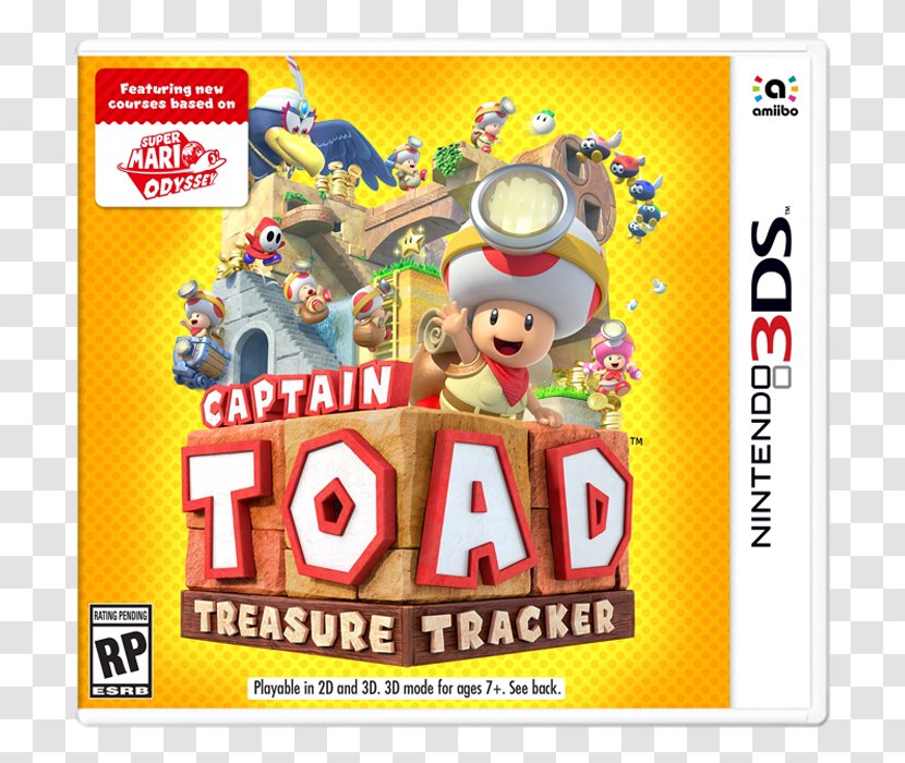 Captain Toad: Treasure Tracker Wii U Nintendo Switch 3DS - 3ds Transparent PNG