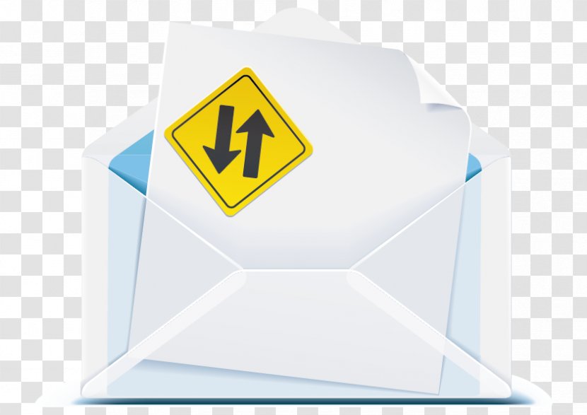 Envelope Logo - Yellow - Vector Transparent PNG