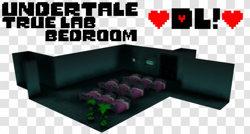Undertale Laboratory Bedroom Flowey - Three-dimensional Map Of The World Transparent PNG