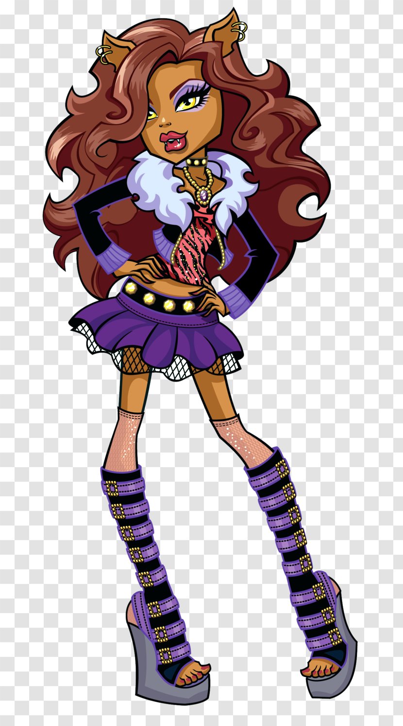 Monster High Original Gouls CollectionClawdeen Wolf Doll Clawdeen - Ever After Transparent PNG