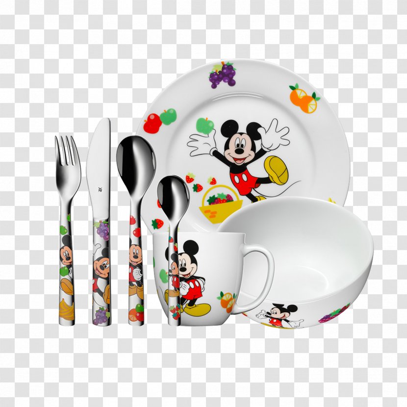 Mickey Mouse WMF Group Cutlery Knife Tableware - Fork - Cartoon Children's Transparent PNG