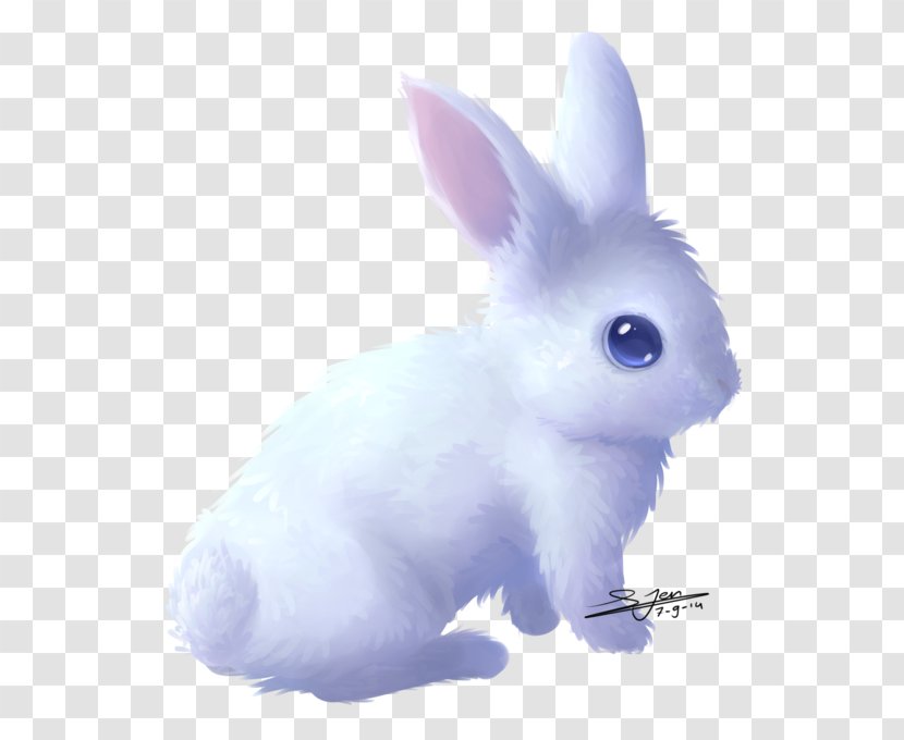 Easter Bunny Domestic Rabbit Hare Clip Art - Tail - White Transparent PNG