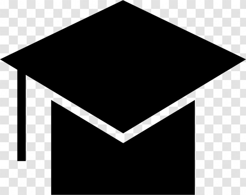 Education Student Graduation Ceremony Square Academic Cap - Black Transparent PNG