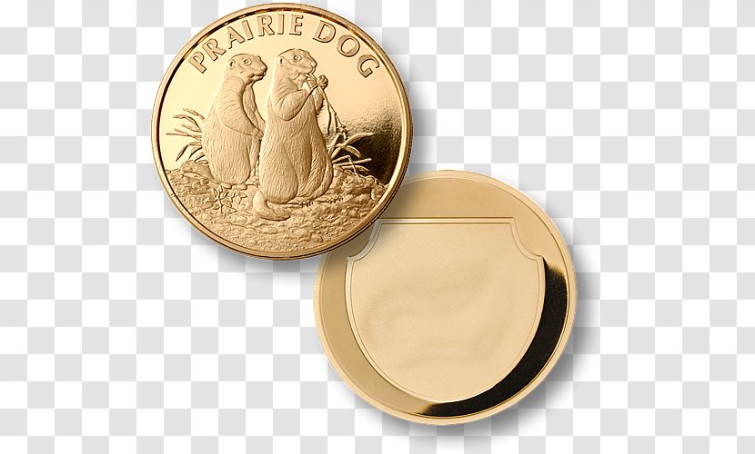 Prairie Dog Gold Coin Medal Northwest Territorial Mint Transparent PNG