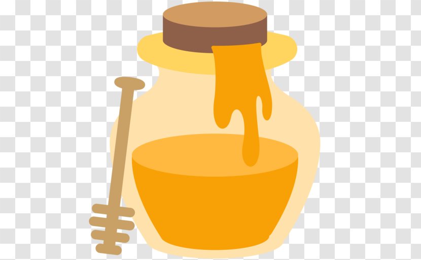 Emoji Honey Food Clip Art - Tableware - Jar Transparent PNG