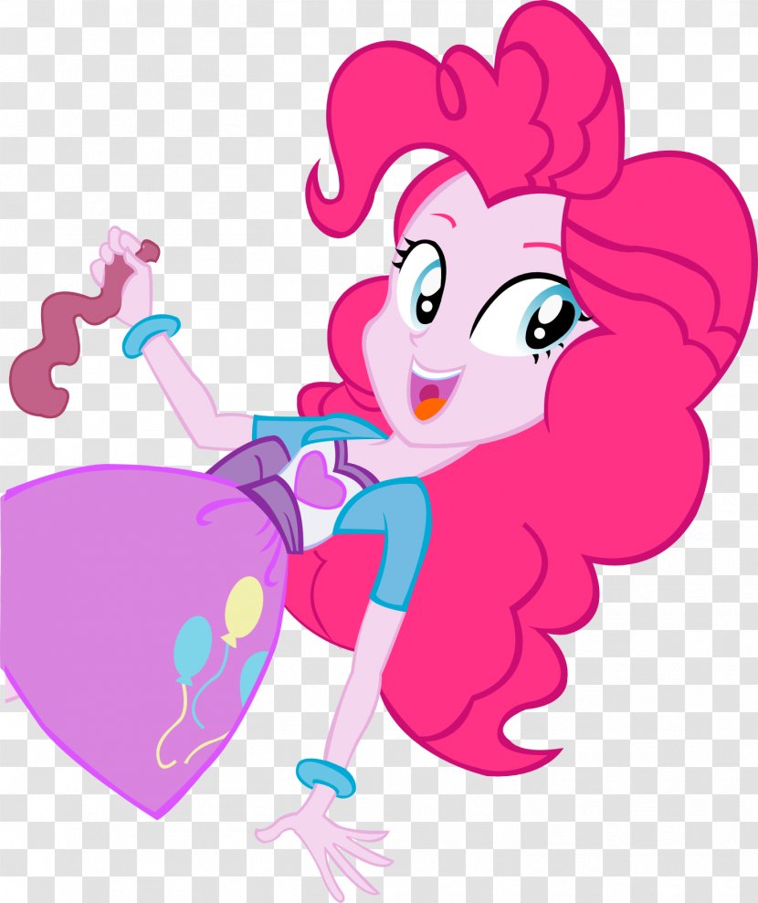 Pinkie Pie Twilight Sparkle Rarity Applejack Rainbow Dash - Heart - My Little Pony Transparent PNG